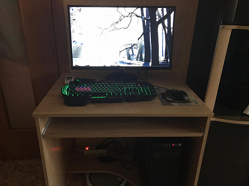 Стол компьютерный КСТ-15 Дуб сонома фото покупателя 17